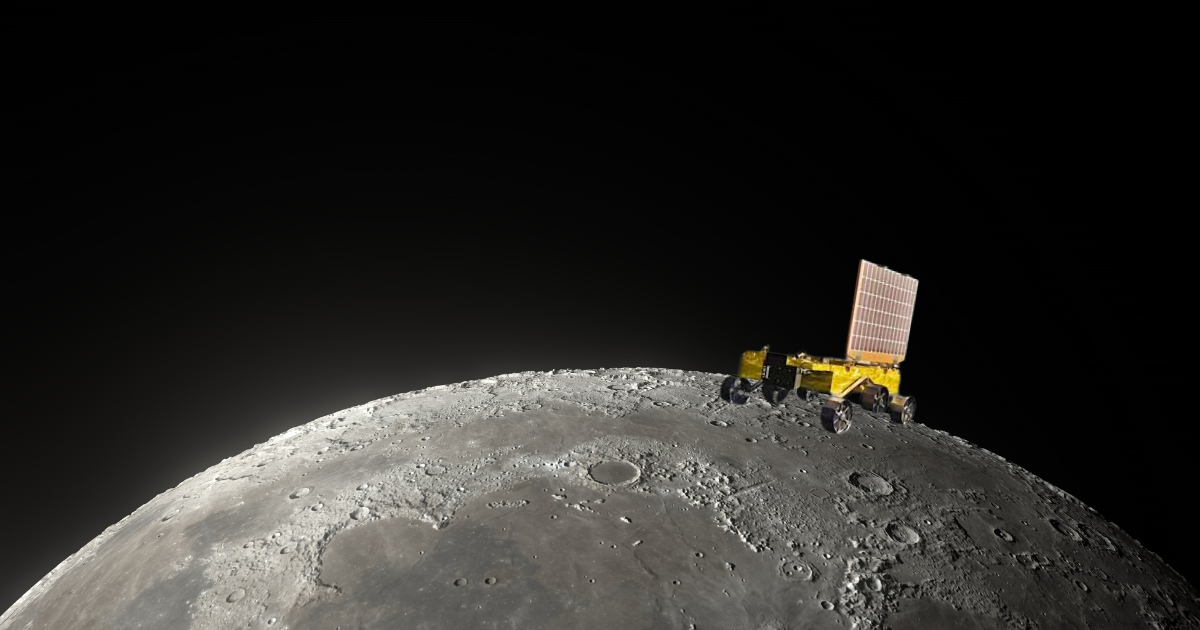 Pragyan Rover on the moon surface